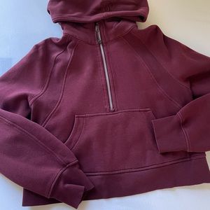 Burgundy Lululemon Scuba Hoodie
